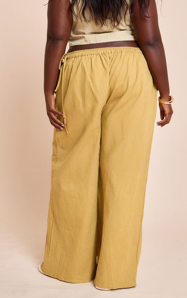 bd1b6394d35f245f5207e83f5ca905ce68ba9c34_CNM7908_3_plus_olive_premium_linen_side_tie_detail_wide_leg_trousers