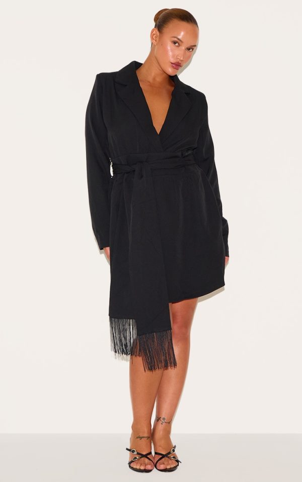 bd3448e2a9ddeb838ffaeff1e56b737cd8f7ba64_CMW2778_1_plus_black_wrap_front_tassel_belted_dress