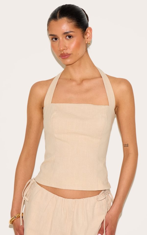 bd78e1f48dbffa7a44b99721864d6caa47c38e89_CNM7569_4_tall_natural_premium_linen_look_halterneck_top
