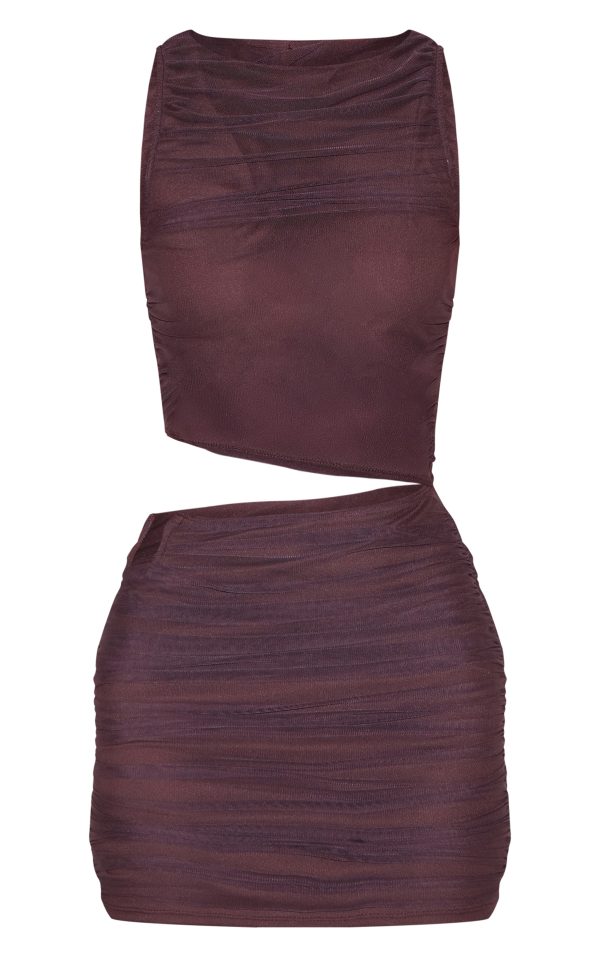 bdfee3ef0ce87495b7f87922b2cde44c8d0346eb_CNJ4305_5_chocolate_mesh_high_neck_cut_out_mini_dress