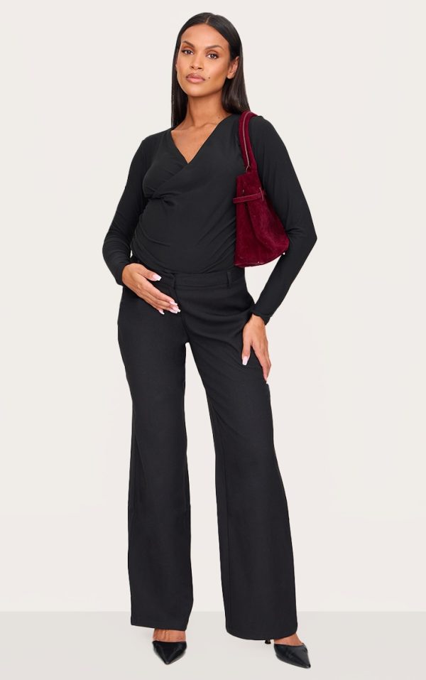 be4c34c05ffed02c5fc42d65038b4a60164f41ad_CNM2875_3_maternity_black_soft_touch_ruched_long_sleeve_longline_top