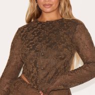 bebd60de793225d064970e90a56015c7050666e6_CNM6581_4_shape_chocolate_textured_lace_button_front_cardigan