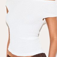 bebea609503dcd1852932d4653bb5382fa01cb6a_CNM4263_4_cream_textured_asymmetric_ruched_detail_long_top