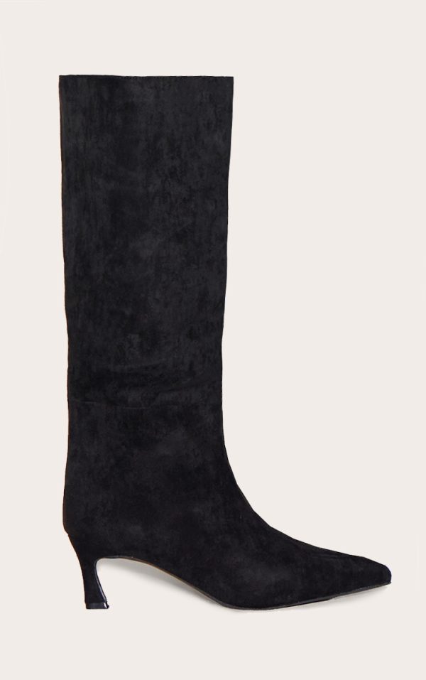 bf245650267b4cad361c156eb3fba3fe65a3a59f_CNL1923_1_black_faux_suede_point_toe_low_heeled_knee_high_boots