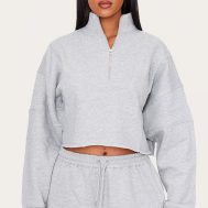 bf9390261c0d451c7130b8cf9d632edce0fa3e47_CNK0496_1_tall_grey_marl_half_zip_crop_sweatshirt