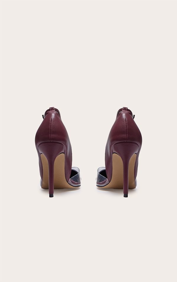 bfb93a12c4fe853eed0b72fcdcc45dbb62f12a70_CNL4016_3_burgundy_pu_point_toe_perspex_high_heel_courts