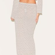 c0961bc1cd699f7f4fac76587f3d39903e30e0d7_CNM7407_3_chocolate_brown_textured_striped_mid_rise_maxi_skirt
