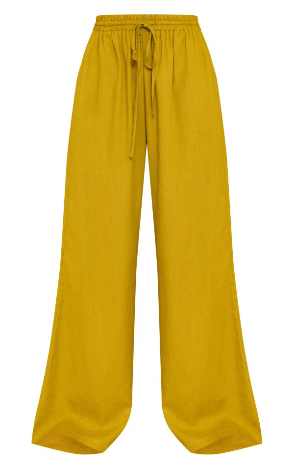 c154c930e91f7020fe2ab01f00793d9803fb6637_CNM8589_5_deep_mustard_linen_look_drawstring_wide_leg_trousers
