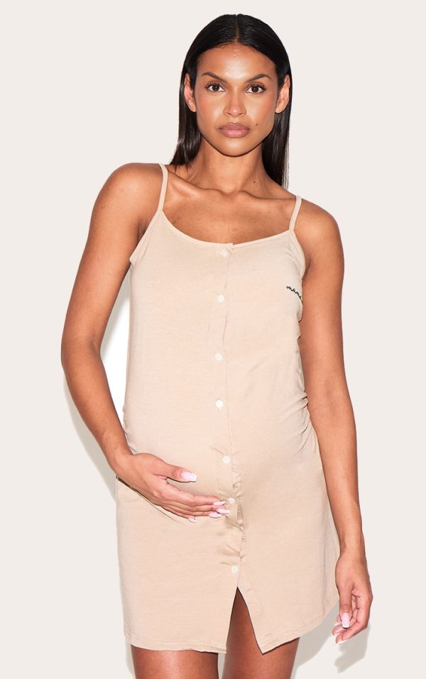 c187d3fddde11fef952db51988b125a6ac2630c8_CNG9141_1_maternity_sand_mama_strappy_button_up_front_nightie