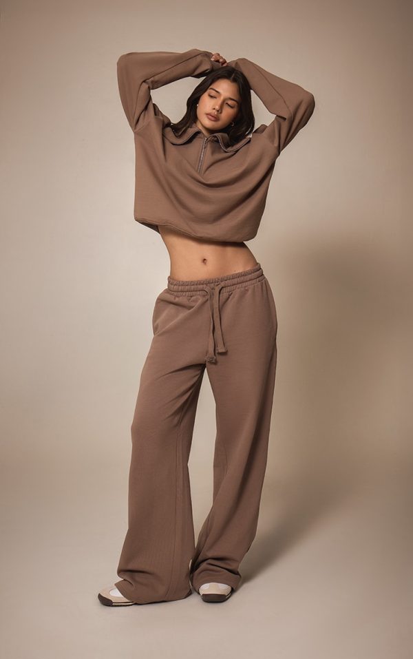 c1989de22f7dd2672f5f9ff1e1ff2f0037011b53_CNM6493_3_mocha_premium_loopback_quarter_zip_foldover_sweatshirt