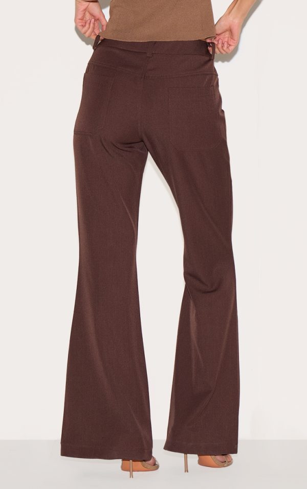 c25c4fc44ce8c04167ce5c6ffebd8e6cdff42347_CNL9100_3_chocolate_low_rise_pocket_detail_tailored_woven_flared_trousers