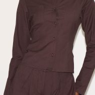 c263a216d9103efaebc1d9eca45c58079108cc45_CNM3196_1_chocolate_pleated_mini_shorts