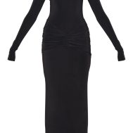 c2746d0560f4c8779146d9bf4a0fc8cda59bb63b_CNM7264_5_black_sinky_ruched_panel_detail_maxi_dress
