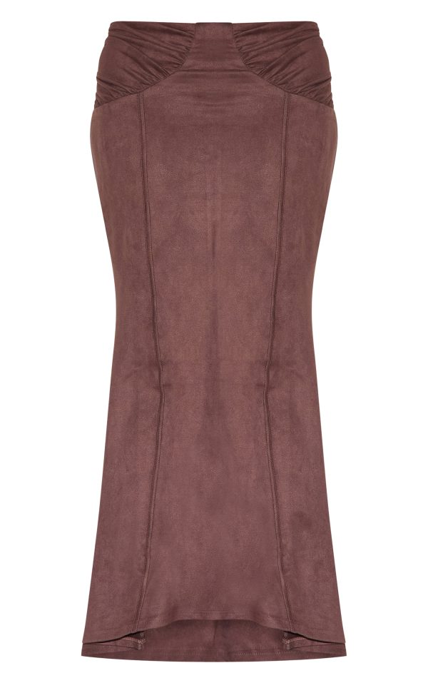 c2b3e7f47878ce2bd257908e008bb75157778af1_CNM2552_5_plus_chocolate_faux_suede_ruching_waist_detail_maxi_skirt