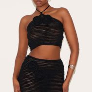 c2faeb304b1bf5f4f0939d6cf7ef4463284d36a8_CNL8176_4_black_flower_applique_crochet_mini_skirt