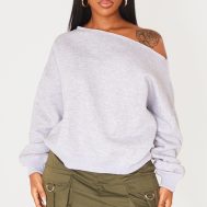 c3bba92d07bdc5d7a9e0a3e1e6452b8480a02d33_CNH8160_1_shape_grey_marl_sweat_raw_edge_slouch_sweatshirt