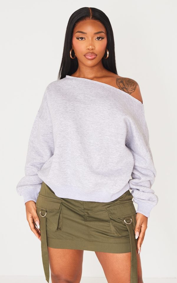 c3bba92d07bdc5d7a9e0a3e1e6452b8480a02d33_CNH8160_1_shape_grey_marl_sweat_raw_edge_slouch_sweatshirt