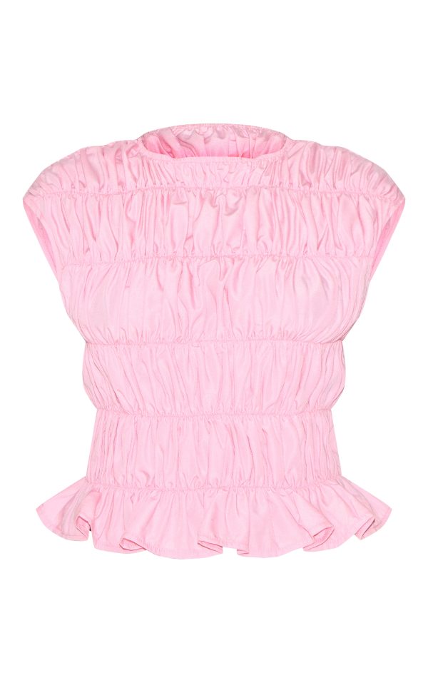 c49fef864b31399683974f3d77c686f144718bff_CNL9790_5_pink_shirred_boatneck_fitted_top