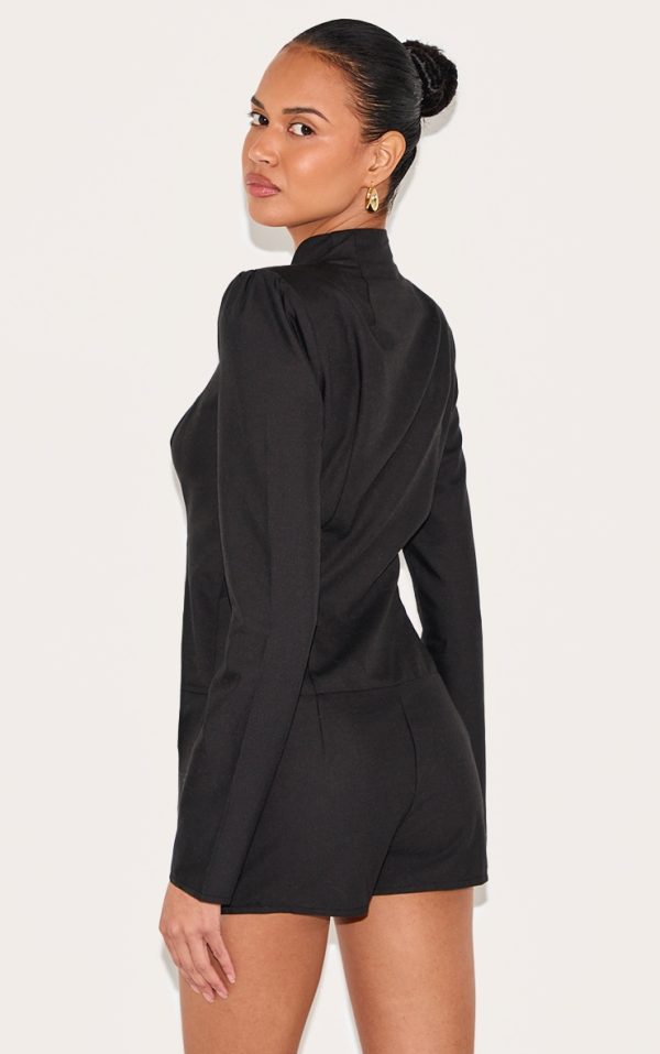 c4fc37a2c31caf2c0a22c6ebe152807efce2b4c0_CNL9276_2_black_woven_scoop_neck_button_detail_playsuit