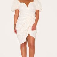 c4fd449679ace2a22918d42b75dfebd0b051b38c_CNJ6127_3_plus_cream_textured_underwired_plunge_drape_bodycon_dress
