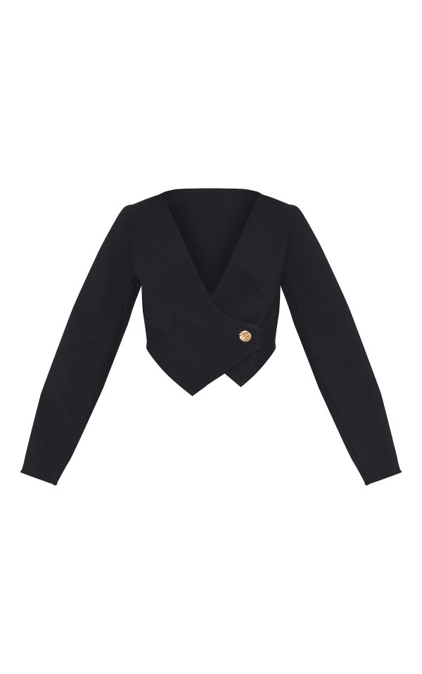 c5e254c31e1e6efe9e5b06af2eb5bfd1b7794af5_CNM8301_5_shape_black_linen_look_asymmetrical_hammered_button_blazer