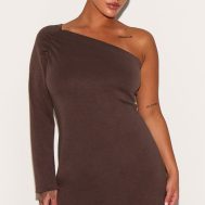 c61748b8edd1b09b5171349a6bfc34bb54870ceb_CNM2770_1_plus_chocolate_modal_one_shoulder_ruched_bodycon_mini_dress