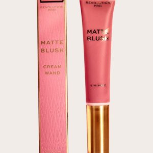 Revolution Pro Iconic Matte Cream Blush Wand Stripped Pink