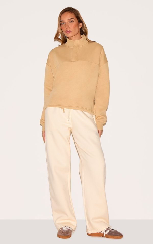 c66a356684512a8d8da2d1bae7adc9b79b46f410_CNL8054_3_latte_drawstring_hem_quarter_zip_sweatshirt