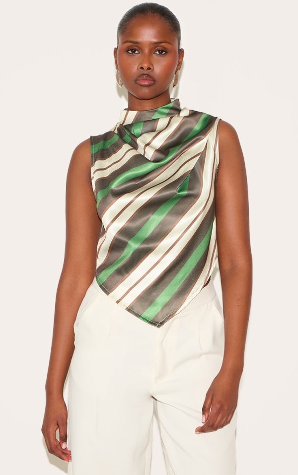 c6f02f8881f706ec6368786de3247d48c2f80acc_CNM2871_1_green_satin_stripe_high_neck_cowl_top