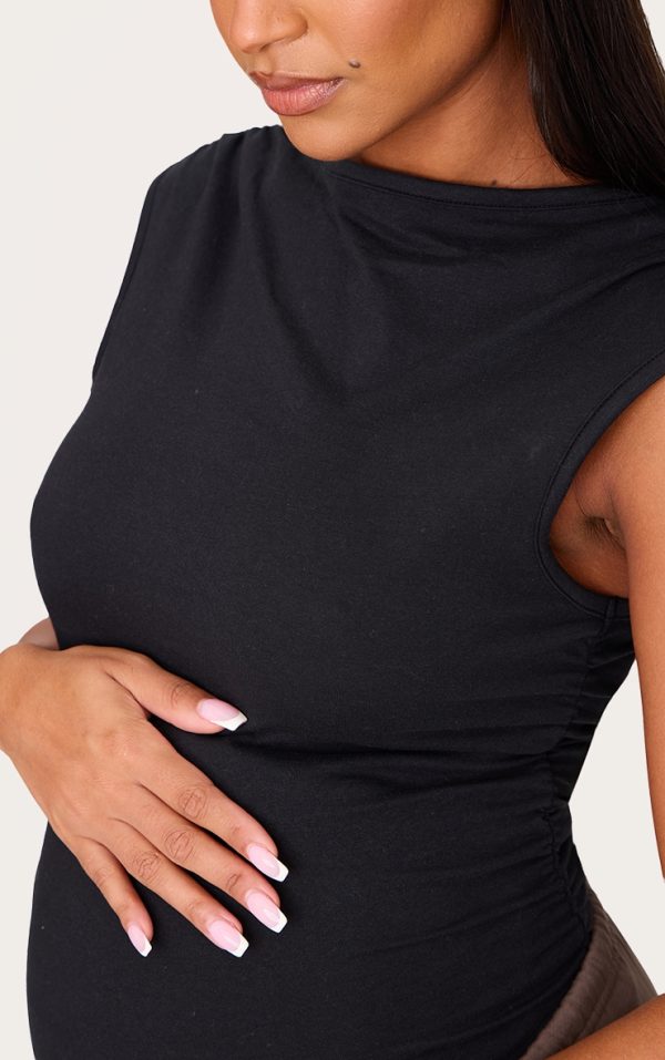c710274511b6944c7f30628516481038276e8676_CNL9566_4_maternity_black_boat_neck_side_ruched_detail_top