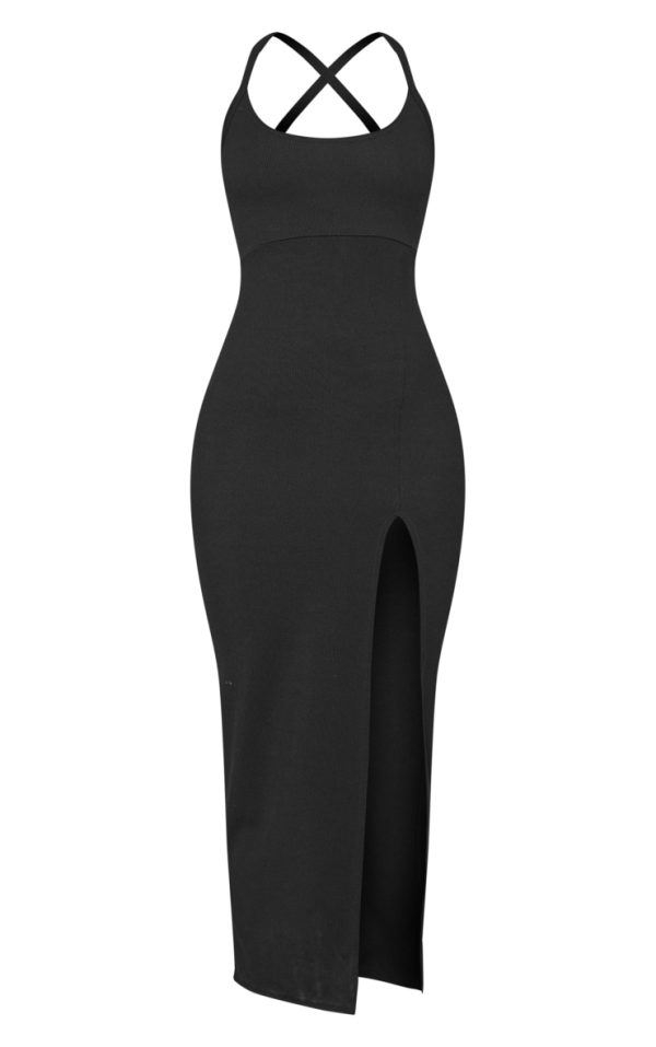 c79ab5d1da2a948761871a775f4e391c91b82a23_CND5446_5_black_soft_rib_cut_out_tie_back_midaxi_dress