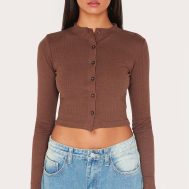 c7b252b81809bcc3d87c36c8c0d3414dbe9787d8_CNL5721_1_chocolate_ribbed_button_down_detail_long_sleeve_top