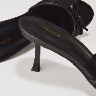 c7c44e7a66192d736424880960d24af8d36bc51f_CNJ9401_2_black_mesh_round_toe_bow_strap_mid_heeled_mules