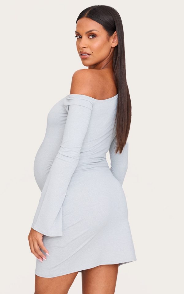 c856a7bfd464cf409d7cc8c068e2b92391210c8e_CNL9375_2_maternity_grey_asymmetric_ruched_long_sleeve_mini_dress