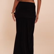 c8674fcee74d3099c15e384c15653e640477cc49_CNM5201_3_black_ruched_detail_flowy_maxi_skirt