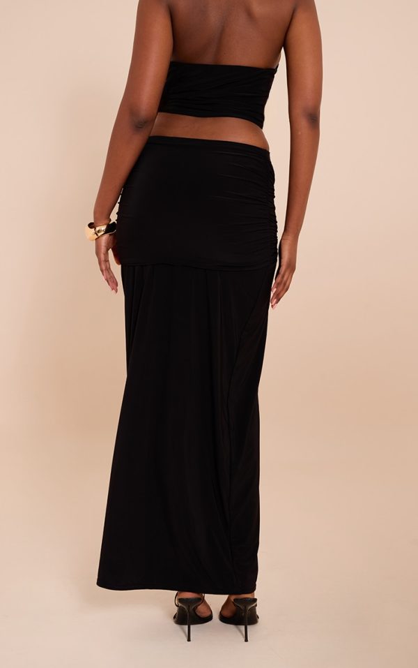 c8674fcee74d3099c15e384c15653e640477cc49_CNM5201_3_black_ruched_detail_flowy_maxi_skirt