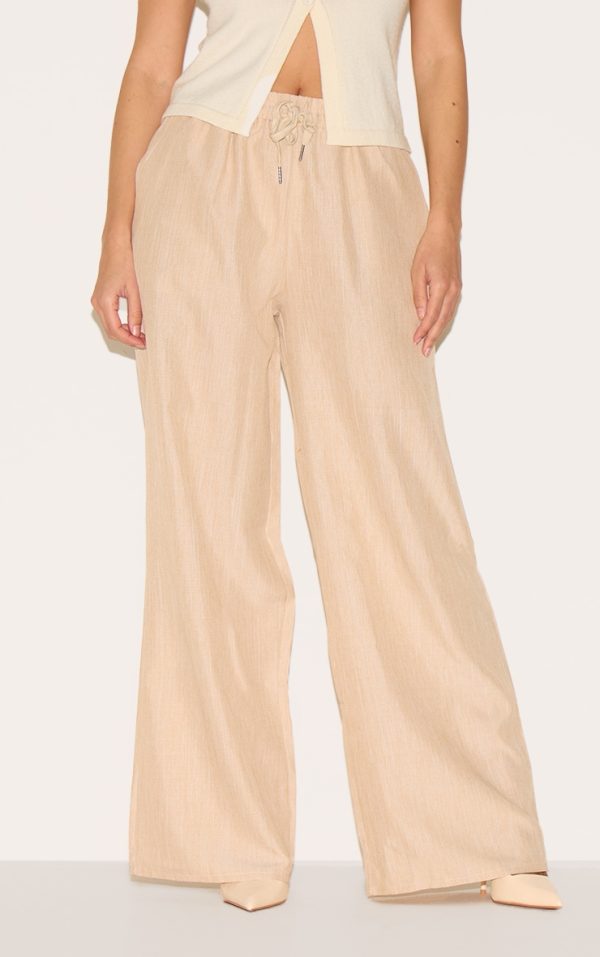 c94ba664c14a5259061067aca30a4c500803b4d4_CND9877_2_oatmeal_marl_linen_look_wide_leg_drawstring_trousers