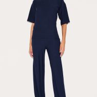 cba5d3268df1f7e511bb8157a4845f4f30eac15f_CNM2141_3_navy_soft_touch_ruched_oversized_short_sleeve_t_shirt