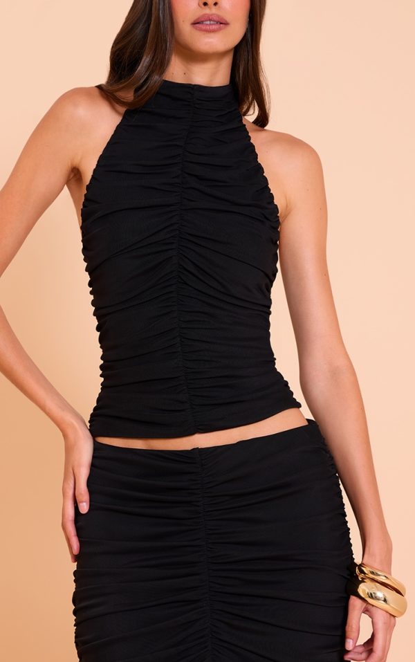 cc9939af7e9626f2ab5a312a1f961e8b910b2081_CNN1538_4_black_mesh_ruched_backless_halter_neck