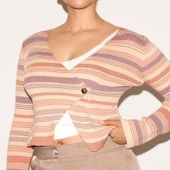 ccf9532f1cd39ba08ce7060e2540055c2cbbe488_CNM8081_1_shape_peach_knitted_strippred_wrap_over_gold_button_cardigan