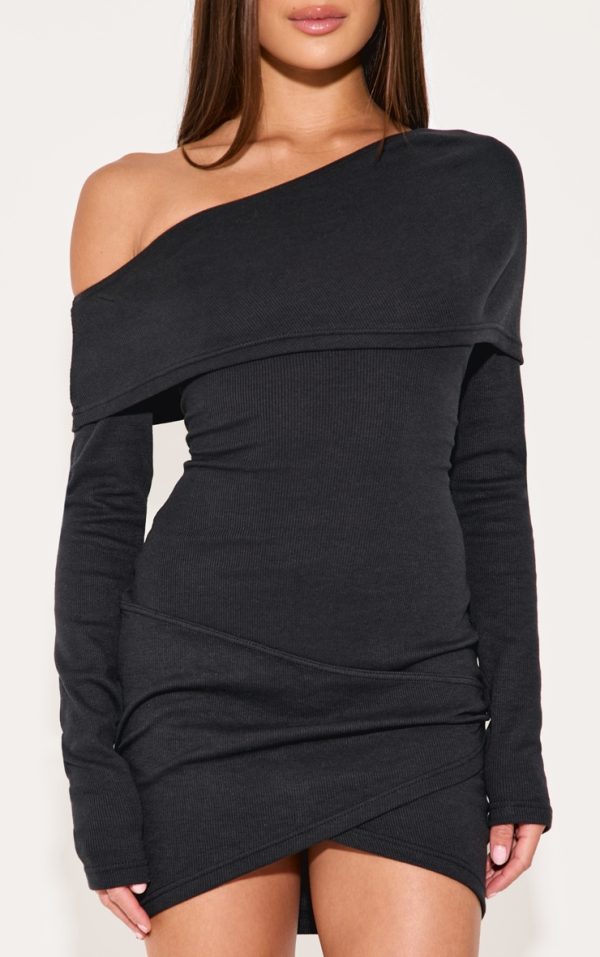 ce3beb275f663ef61cc17ee855866df457bcc16a_CNM3171_4_black_rib_fold_one_shoulder_mini_dress-1