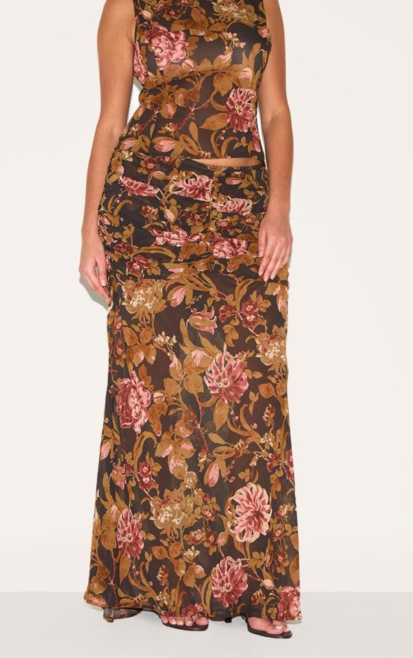 cf1fade1220bd41871c7dd0675263bbfdade4c74_CNM4474_2_plus_black_floral_printed_chiffon_ruched_detail_maxi_skirt