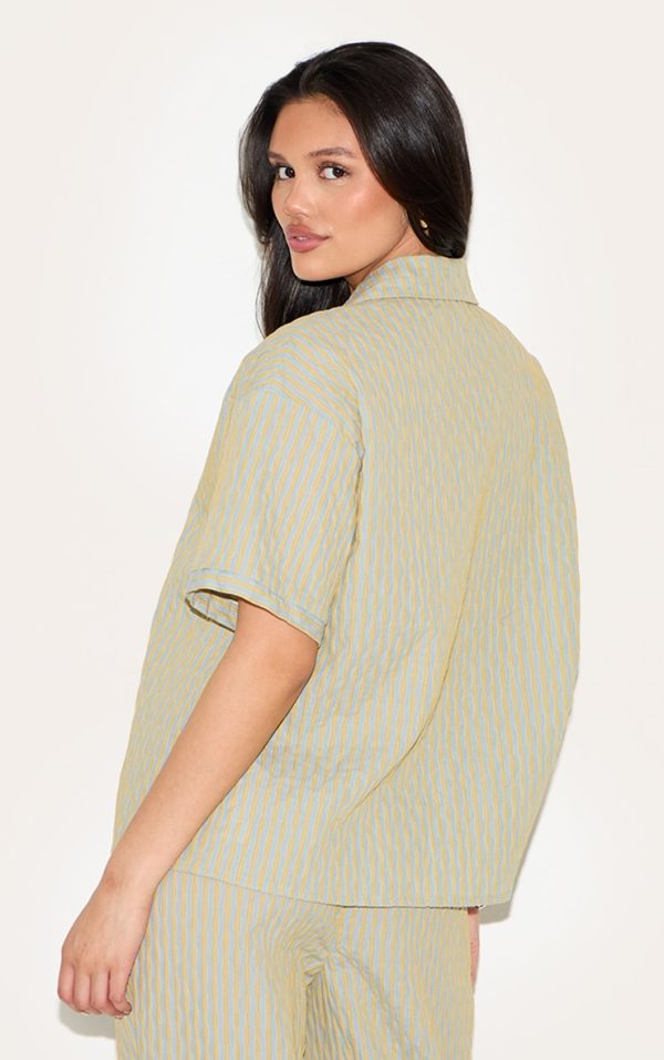 cf2e00d097d5a5264170026130b81e04ad91f941_CNM1736_2_green_striped_textured_short_sleeve_shirt