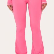 cffbfd562605d39bde275d58cf58a0b5cfb9c046_CNJ9555_2_shape_hot_pink_sculpted_contrast_stitch_foldover_waist_flare_trousers-1