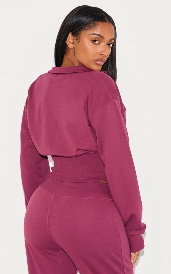 d0b13d744bf24fbcf6d7331b24fabdfdb90cf6de_CNM0090_2_shape_burgundy_half_zip_cropped_sweatshirt