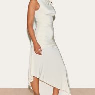 d1af9ccfcc68113d90b1201114ef4a97663d0926_CNL9977_3_cream_double_layer_slinky_asymmetrical_ruched_midaxi_dress