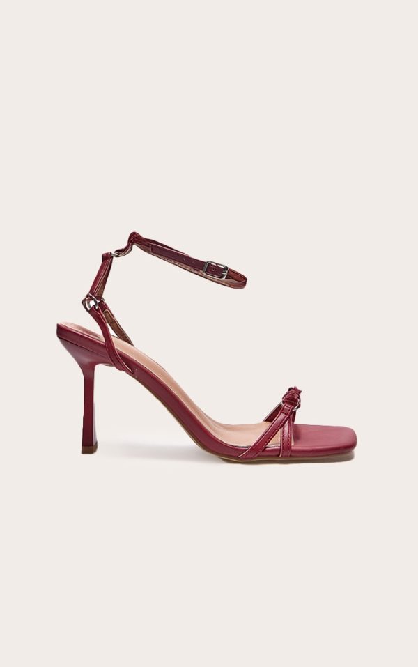 d1e15d05f7dd8e001b79b02ee44054e9b1fb6ff4_CNH6967_1_burgundy_pu_square_toe_buckle_detail_barely_there_mid_heeled_sandals