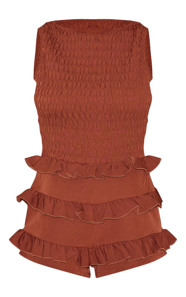 d22e6ad3cad6c786c5a7494702457e935404c6ca_CNL9248_5_chocolate_woven_shirred_boat_neck_playsuit