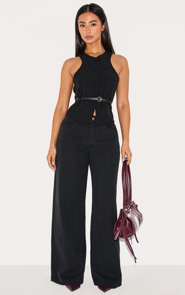 d269eda21487fa8f26b734a5b5b9dce443a156b2_CNL8376_3_petite_black_racer_longline_waistcoat_with_belt_detail