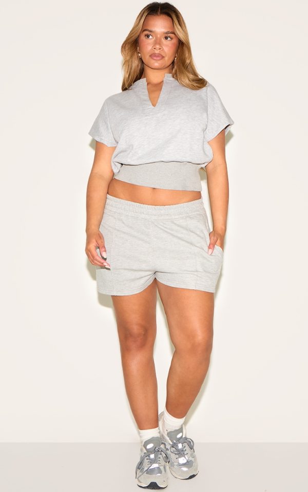 d2e1b7f29877723ac583eec38608c3ec25fca060_CNM8071_2_shape_grey_marl_highwaisted_pin_tuck_sweat_shorts